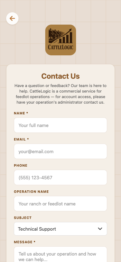 Signup screen with the form pre-shown